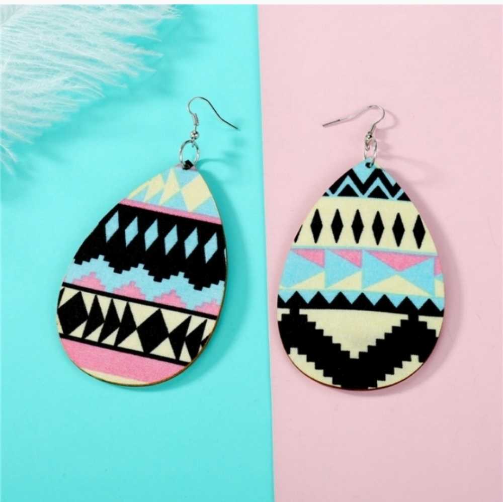 Aztec Teardrop Earrings!